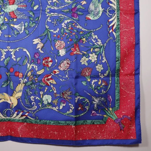 AUTHENTICITY GUARANTEED HERMES Carree scarf PIERRES D' ORIENT ET D' - Picture 7 of 8